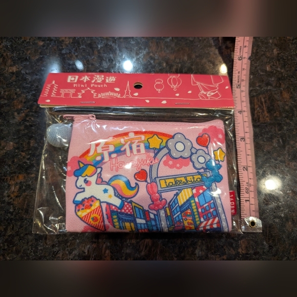 Adorable, vibrant makeup purse / coin purse / zipper pouch - Picture 6 of 7